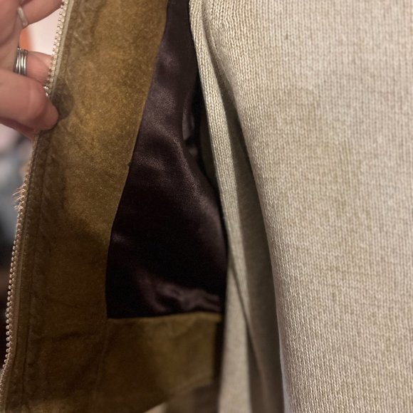 Red Fox Fur Bomber Jacket - Picture 5 of 5